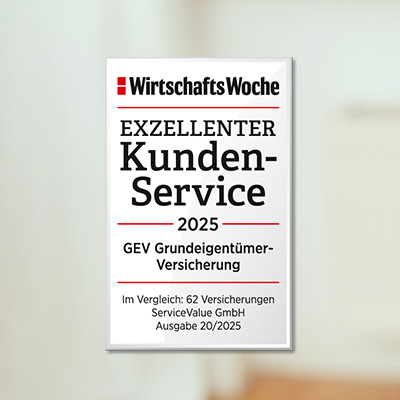 Wirtschaftswoche-Siegel zeichnet GEV 2025 für exzellenten Kundenservice aus