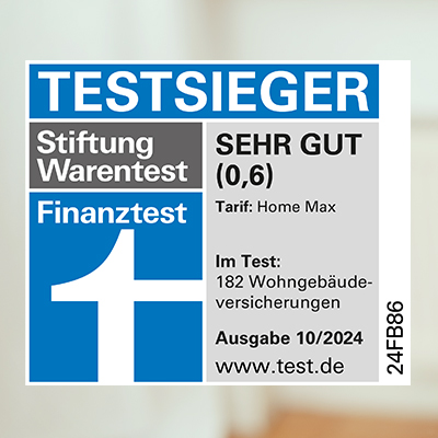 Testsieger 2023 bei der Stiftung Warentest GEV Wohngebäudeversicherung auch 2023 Testsieger bei der Stiftung Warentest